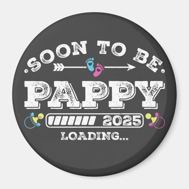 Imán Pronto será Pappy 2025 Círculo de carga (Frente)