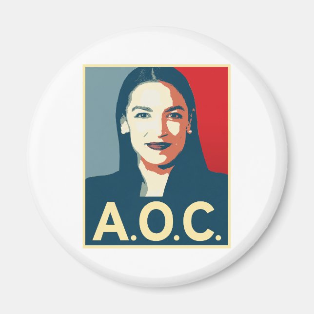 Imán Propaganda AOC 2024 (Frente)