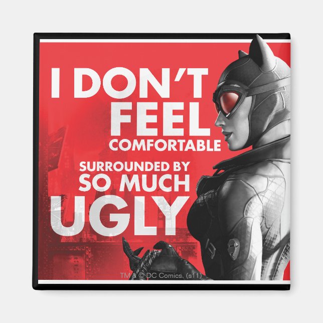 Imán Propaganda de CA - Catwoman incómoda (Frente)