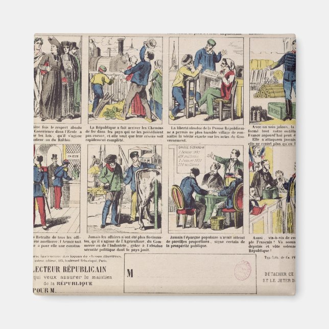 Imán Propaganda republicana (Frente)