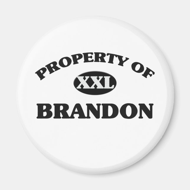 Imán Propiedad de BRANDON (Frente)