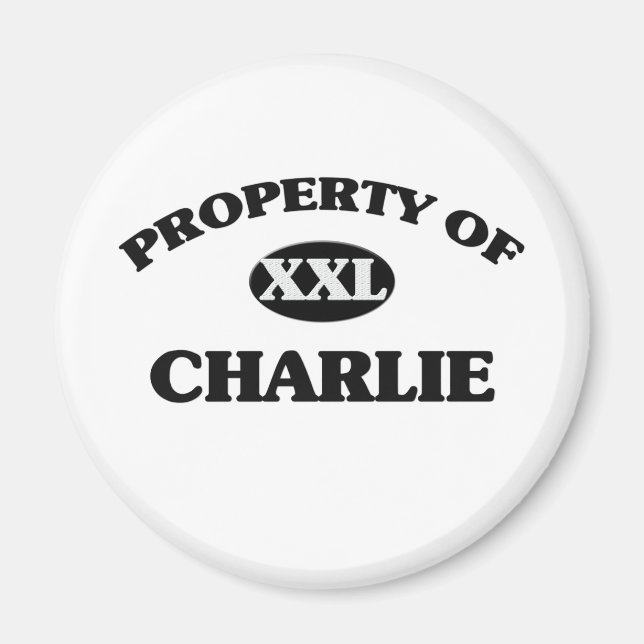 Imán Propiedad de CHARLIE (Frente)