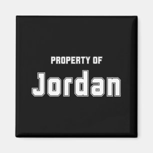 Imán Propiedad de Jordan Regalos Divertidos de Despedid