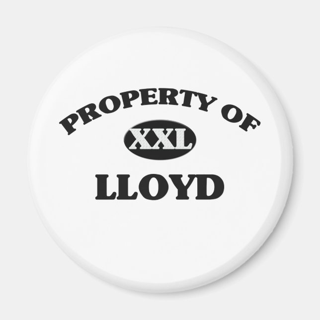 Imán Propiedad de LLOYD (Frente)