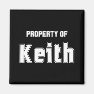 Imán Propiedad De Los Regalos De Keith Funny Bacheloret