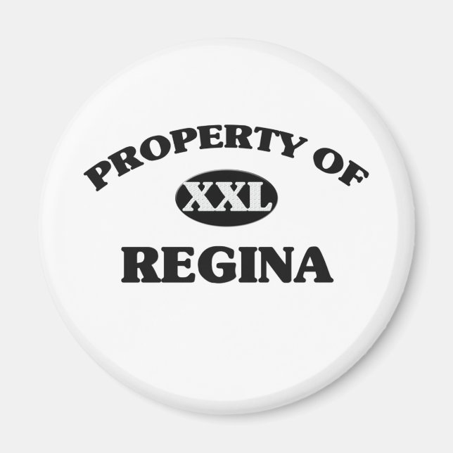 Imán Propiedad de REGINA (Frente)