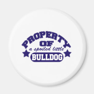 Imán Propiedad de un bulldog de Spolied