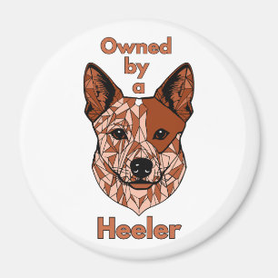 Imán Propiedad de un Heeler (rojo)