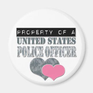 Imán Propiedad De Un Magnet De Oficiales De Policía De 