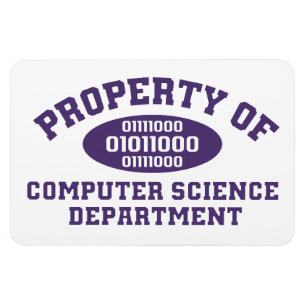 Imán Propiedad Del Departamento De Ciencias De La Compu