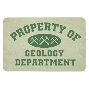 Imán Propiedad Del Departamento De Geología
