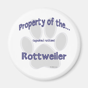 Imán Propiedad Rottweiler - Magnet