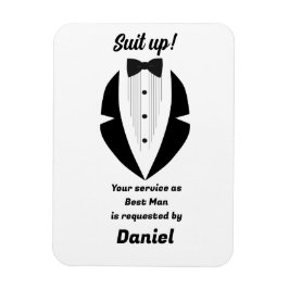 Imán Propuesta de Boda del Padrino de la Boda