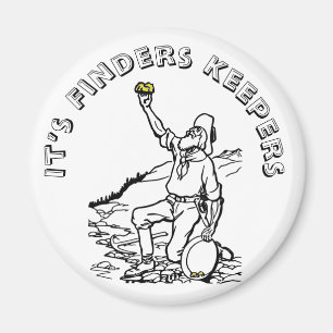 Imán Prospector de oro de los viejos tiempos
