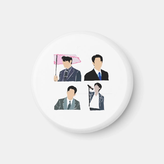 Imán Protagonistas masculinos de K-Drama (Frente)