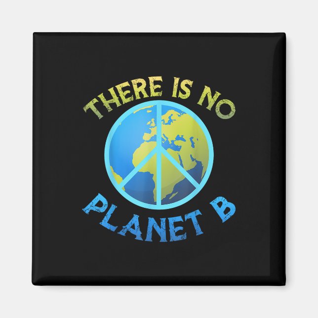 Imán Protección Ambiental, Paz Tierra, No (Frente)