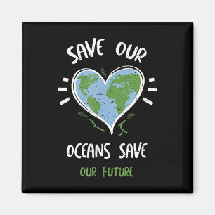 Imán Protección Ambiental. Salvemos nuestros océanos...