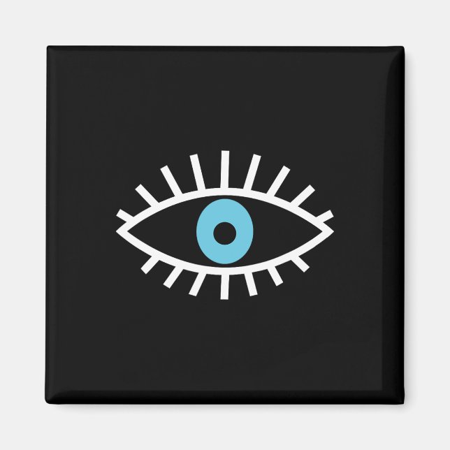 Imán Protección del Ojo Malvado Estética Espiritual Yog (Frente)