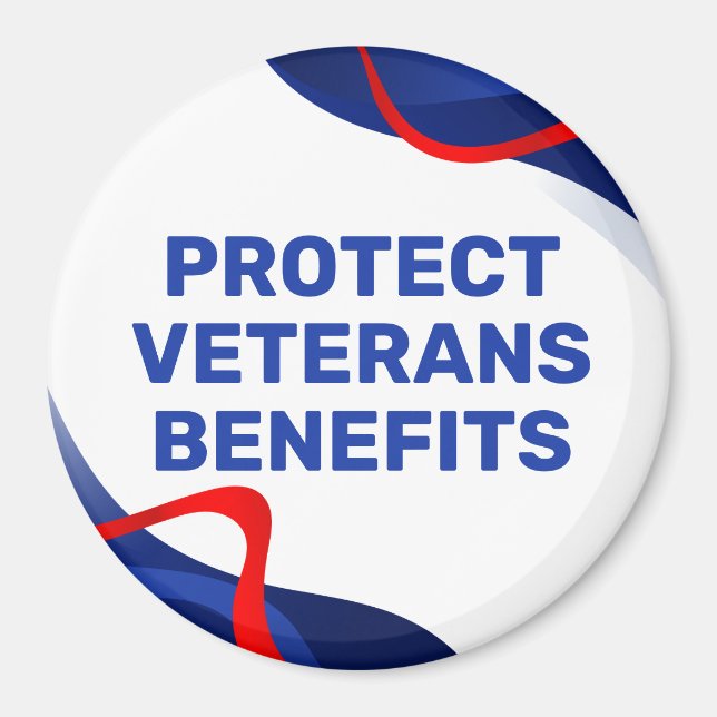 Imán Protect Veterans Benefits Political (Frente)