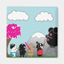 Imán Protectores Kitty Vs. Magnet Mouse