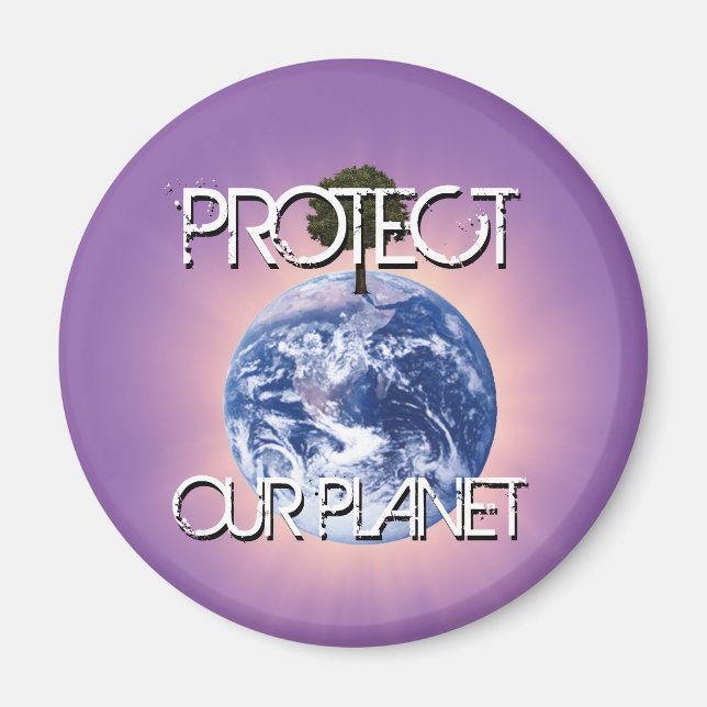 Imán Protege nuestro Planeta (Frente)