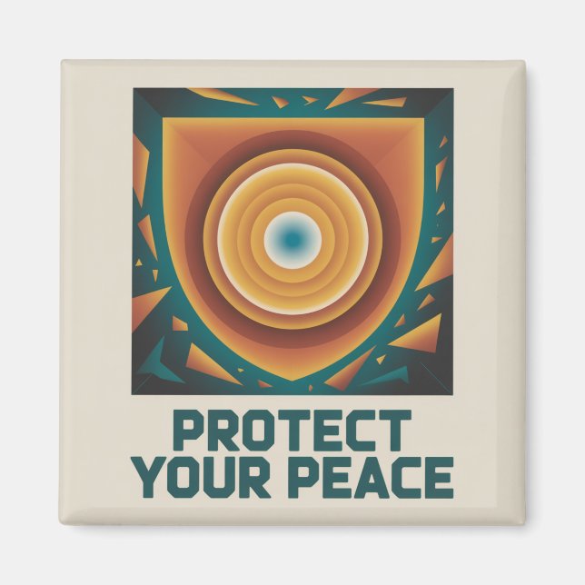 Imán Protege Tu Paz (Frente)