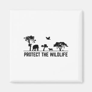 Imán Proteger la naturaleza de la conservación de anima