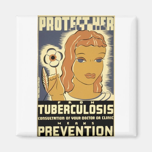 Imán Protéjala de la tuberculosis (Frente)