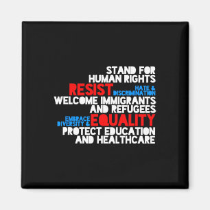 Imán Protesta contra Trump por los derechos humanos res