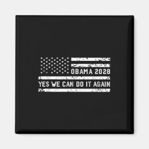 Imán Protesta política 2028 patriótica retro de Obama