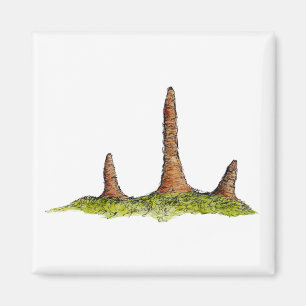 Imán Prototaxites Fungi Magnet