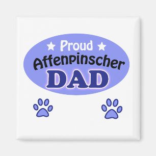 Imán Proud Affenpinscher dad