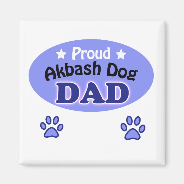 Imán Proud Akbash Dog dad dad (Frente)