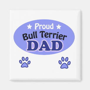 Imán Proud Bull Terrier papá