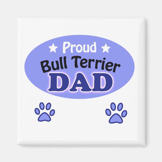 Imán Proud Bull Terrier papá (Frente)