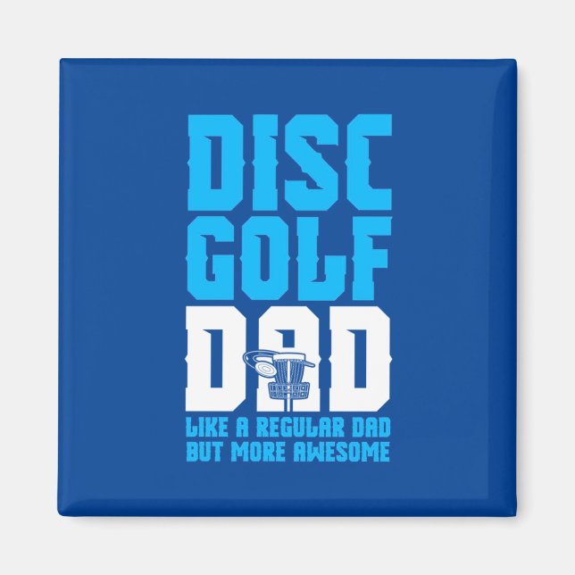 Imán Proud Disc Golf Dad (Frente)