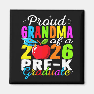 Imán Proud grandma of 2026 pre-k graduate mothers day