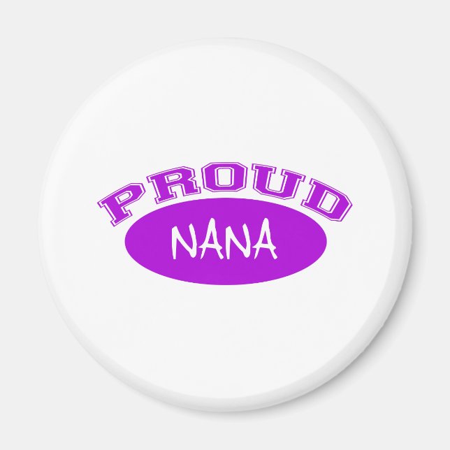 Imán Proud Nana (Púrpura) (Frente)