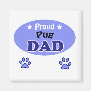 Imán Proud Pug dad