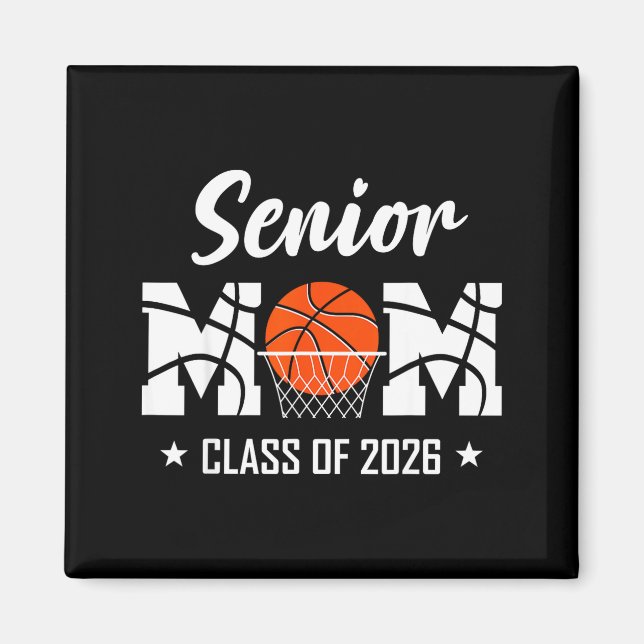 Imán Proud senior basketball mom 2026 graduation  (Frente)