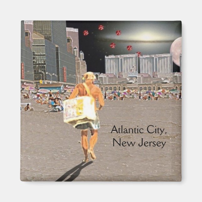 Imán Proveedor de crema de hielo (Frente)