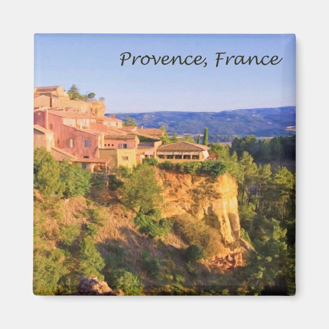 Imán Provenza, France Village Magnet (Frente)