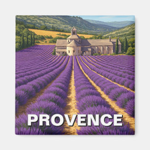 Imán Provenza Francia Campos de Lavender Abbaye de Séna