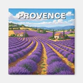 Imán Provenza Francia Lavender Fields Viaje