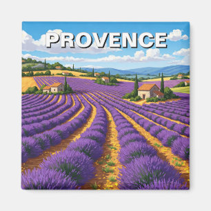 Imán Provenza Francia Lavender Fields Viaje