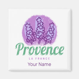 Imán Provenza Retro Lavender Riviera Francesa Francia
