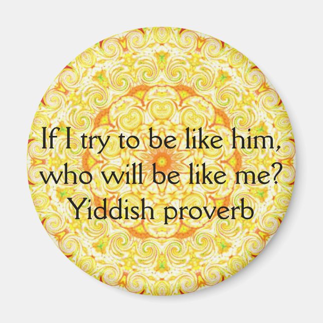 Imán Proverbio yiddish (Frente)