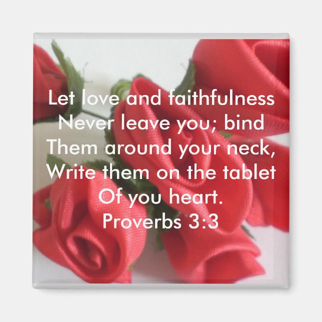 Imán Proverbios 3:3 (Frente)