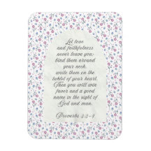 Proverbios 3:3–4 Escritura Floral