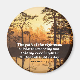 Imán Proverbios 4:18 sendero del acertado versículo de